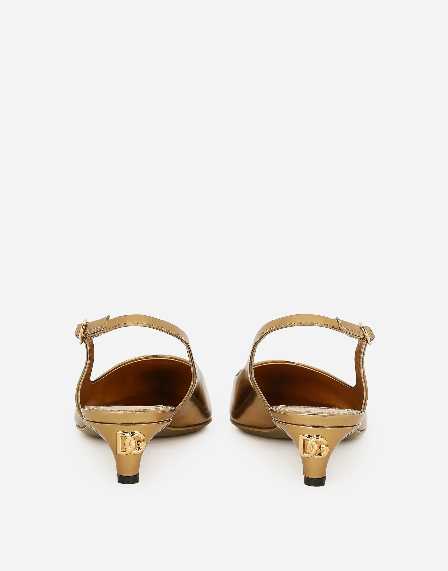 Calfskin slingbacks
