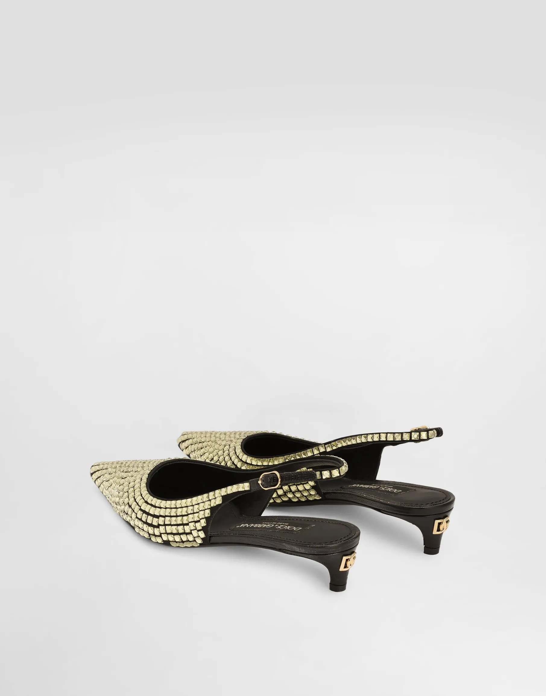 Calfskin slingbacks