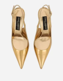 Calfskin slingbacks