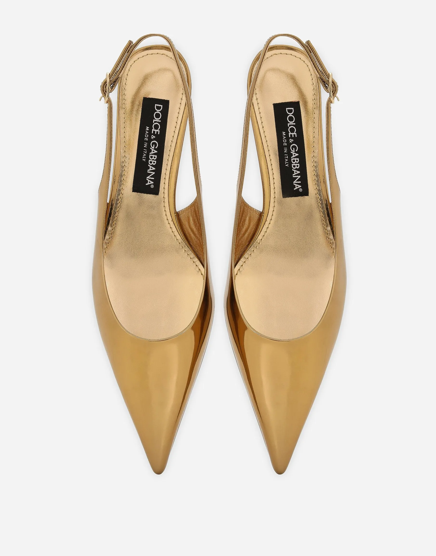 Calfskin slingbacks