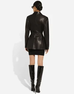 Calfskin Turlington jacket
