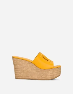 Calfskin wedge