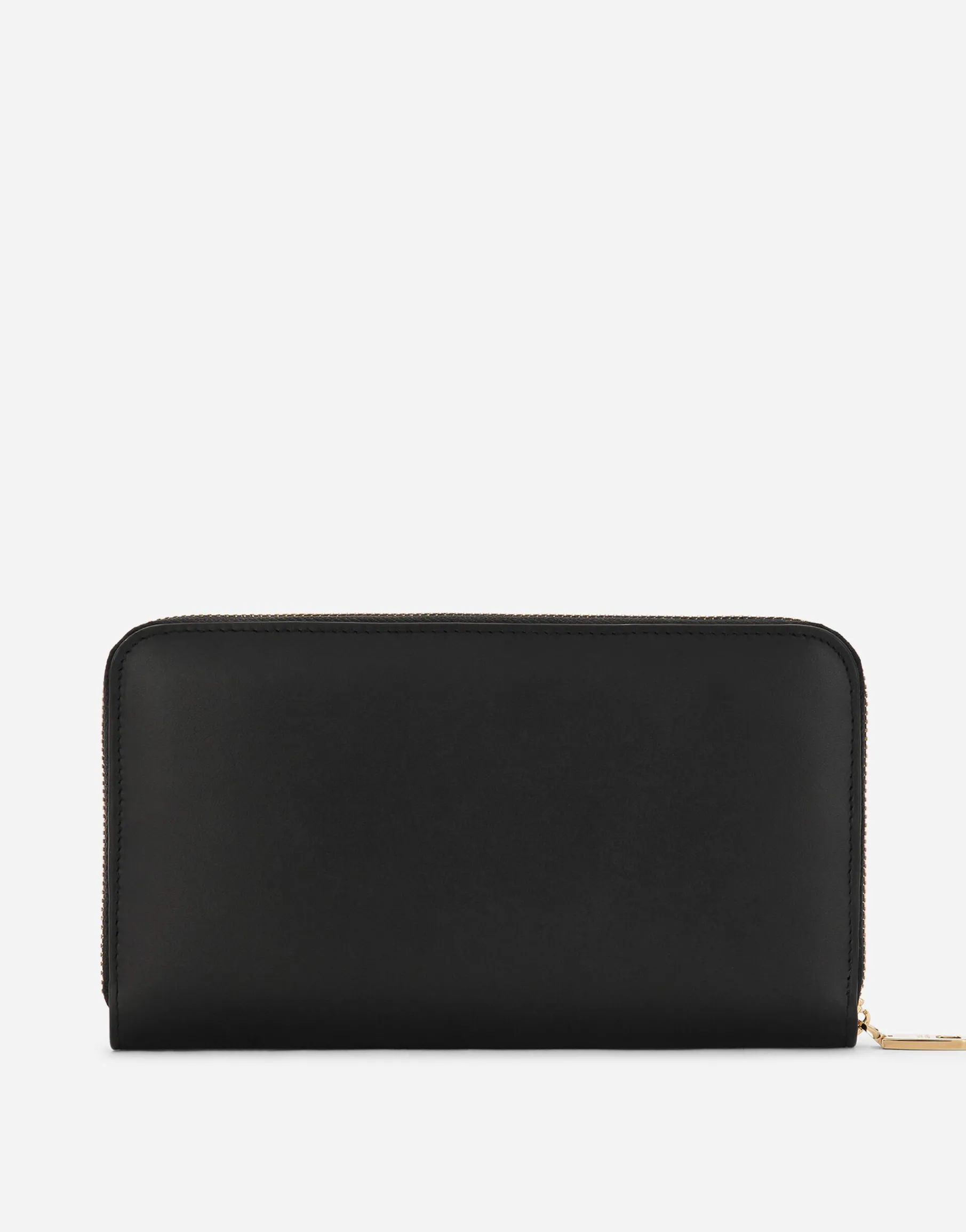 Calfskin zip-around DG Logo wallet