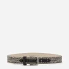 Canvas belt with Dolce&Gabbana logo print