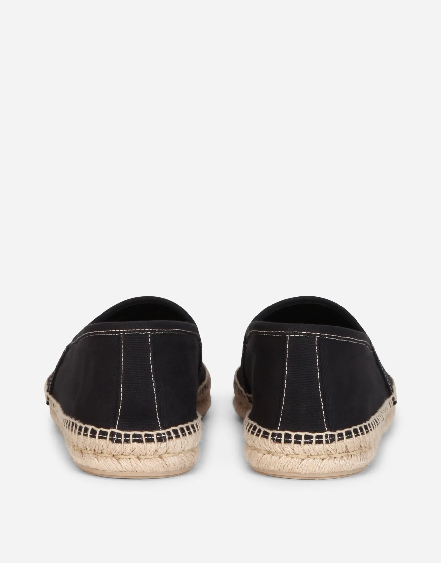 Canvas espadrilles with coat of arms embroidery