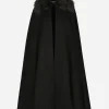 Cape with faux fur collar