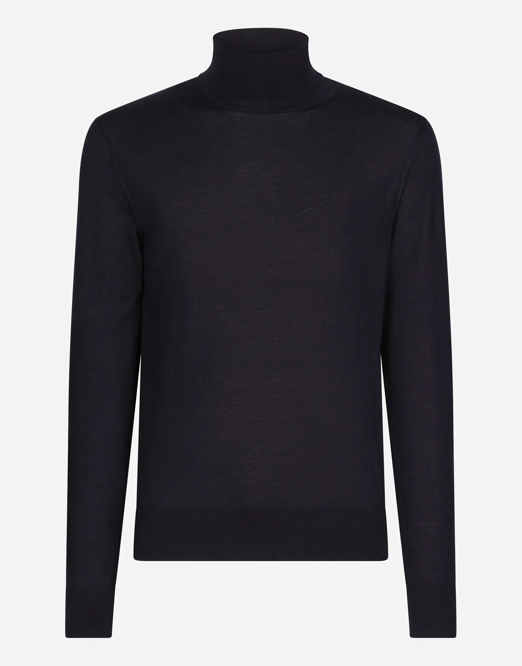 Cashmere and silk turtle-neck sweater