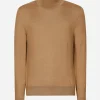 Cashmere and silk turtle-neck sweater