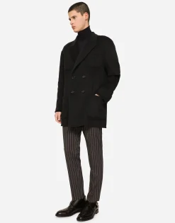 Cashmere and silk turtle-neck sweater