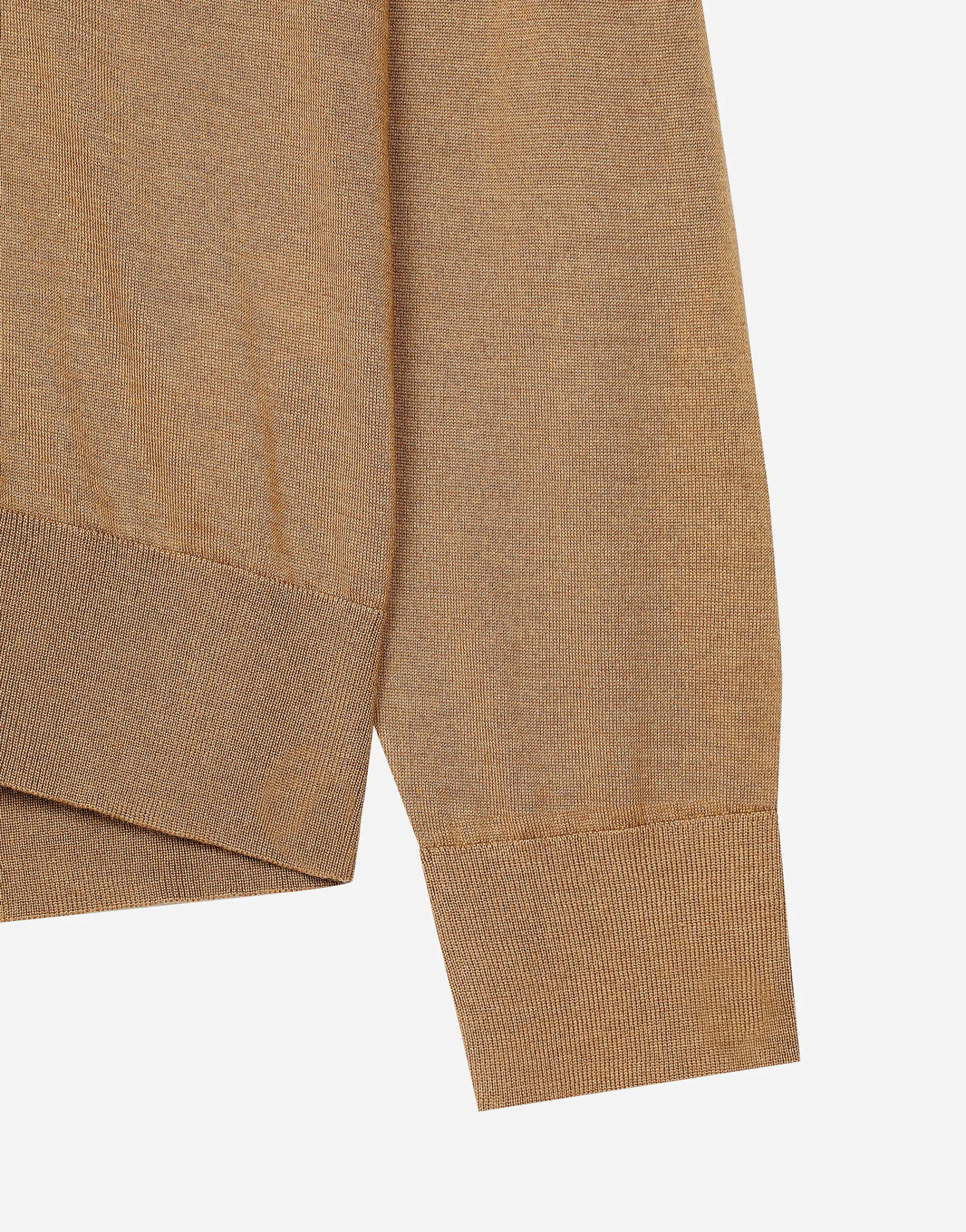 Cashmere and silk turtle-neck sweater