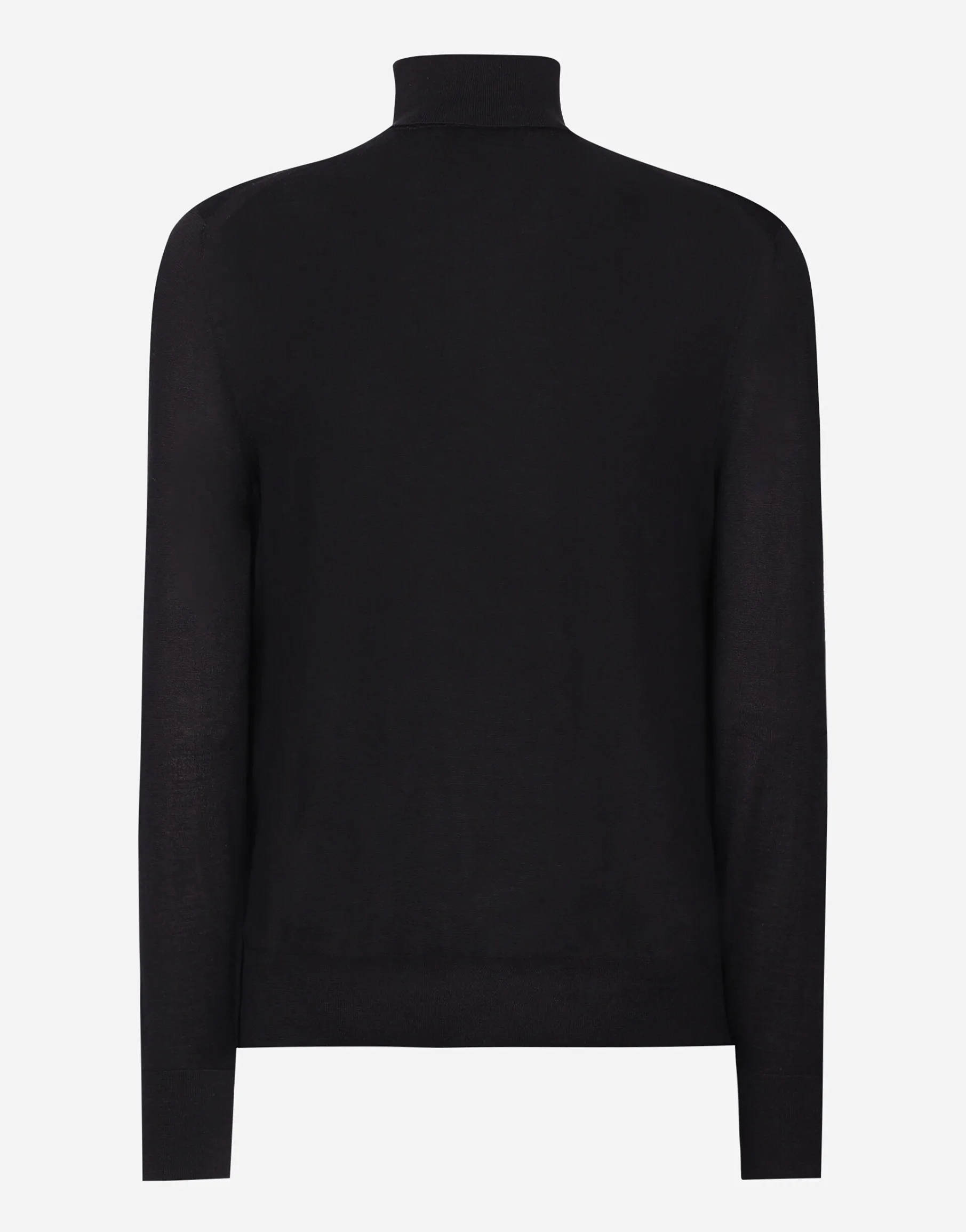 Cashmere and silk turtle-neck sweater