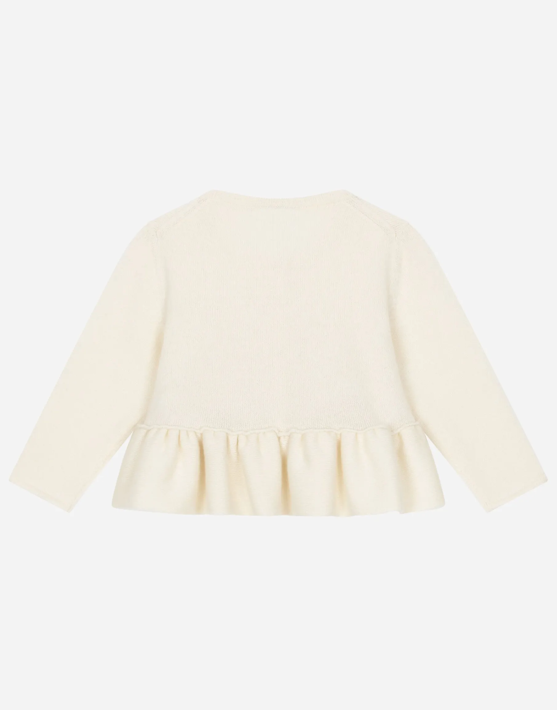 Cashmere cardigan with metal DG logo embellishment