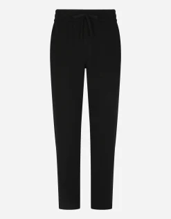 Cashmere jogging pants with DG logo