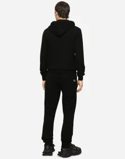 Cashmere jogging pants with DG logo
