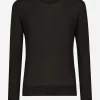 Cashmere round-neck sweater with DG embroidery