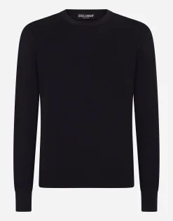 Cashmere round-neck sweater