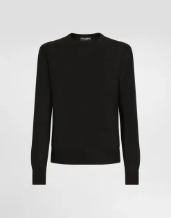 Cashmere round-neck sweater