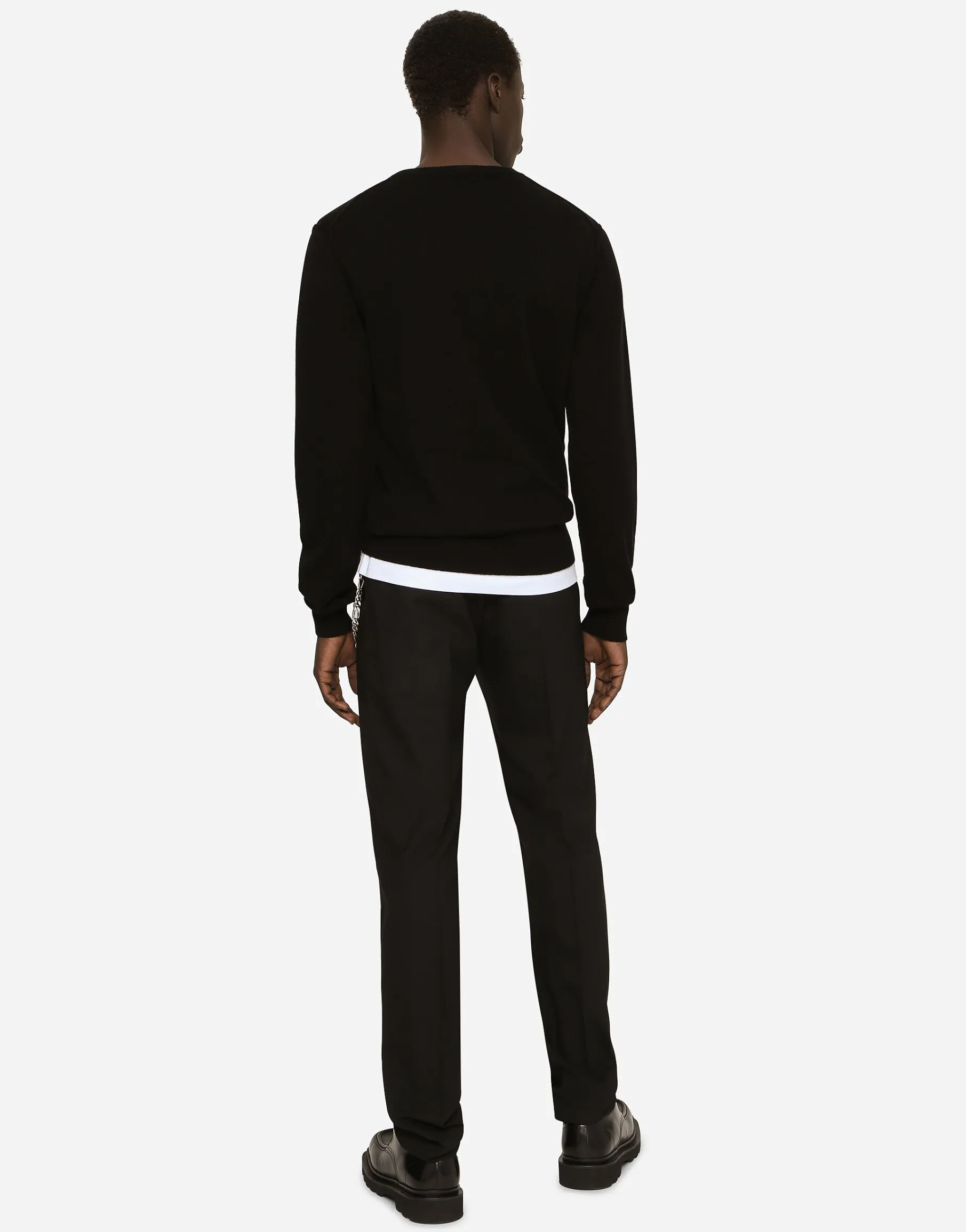 Cashmere round-neck sweater