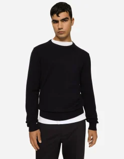 Cashmere round-neck sweater