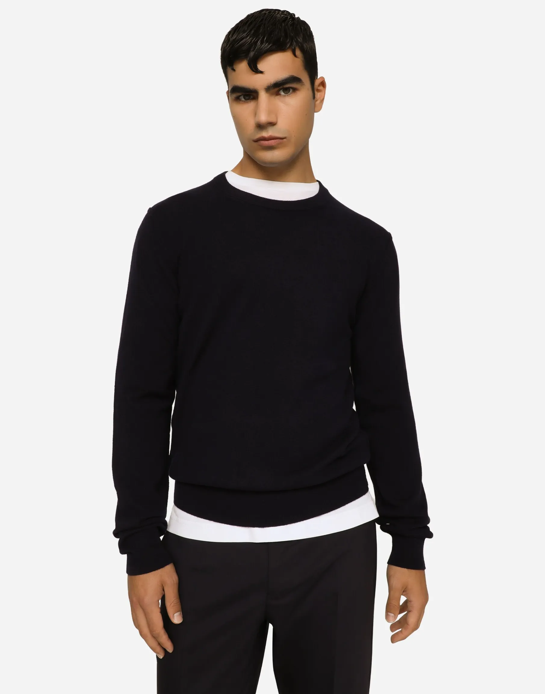 Cashmere round-neck sweater