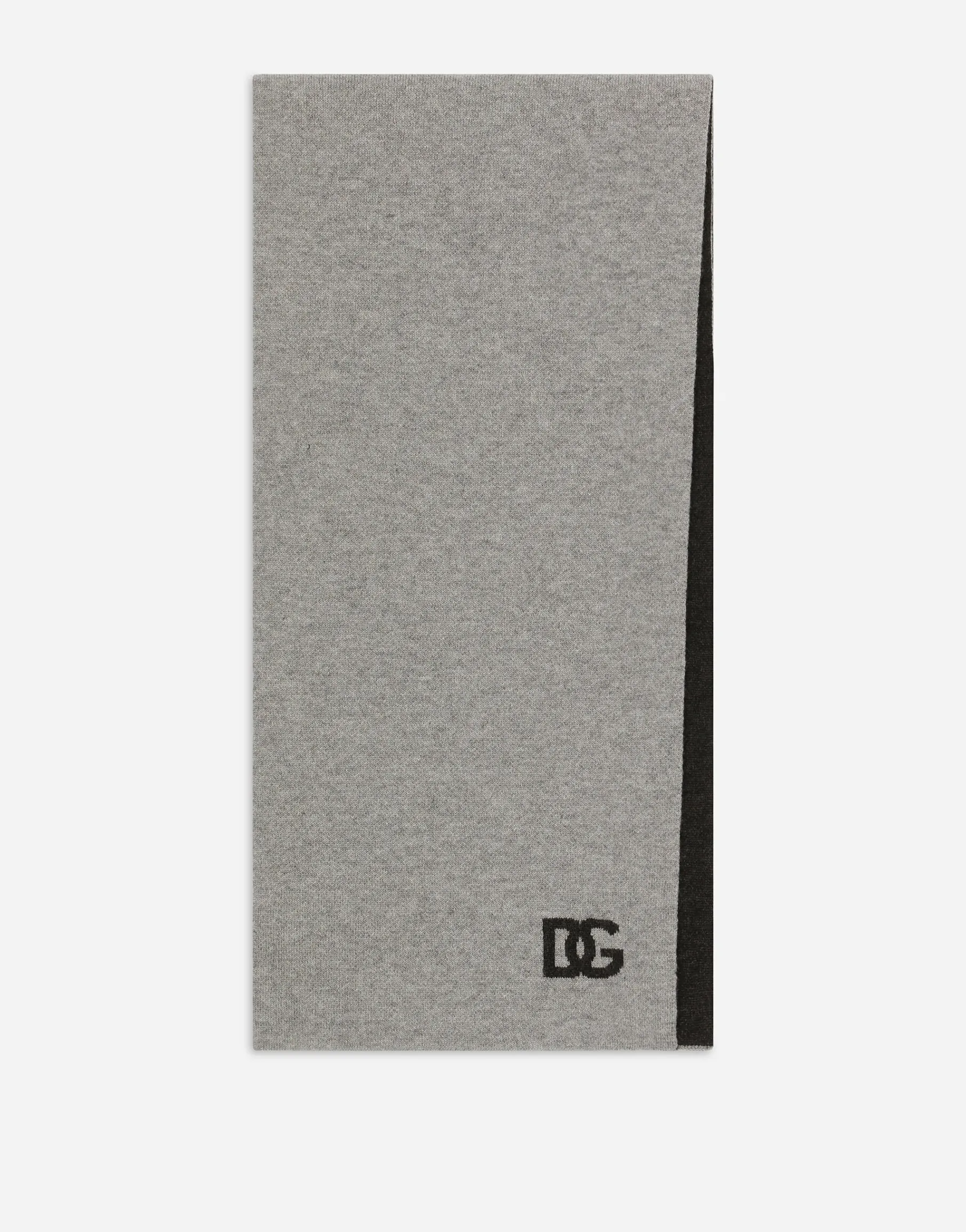 Cashmere scarf with DG logo