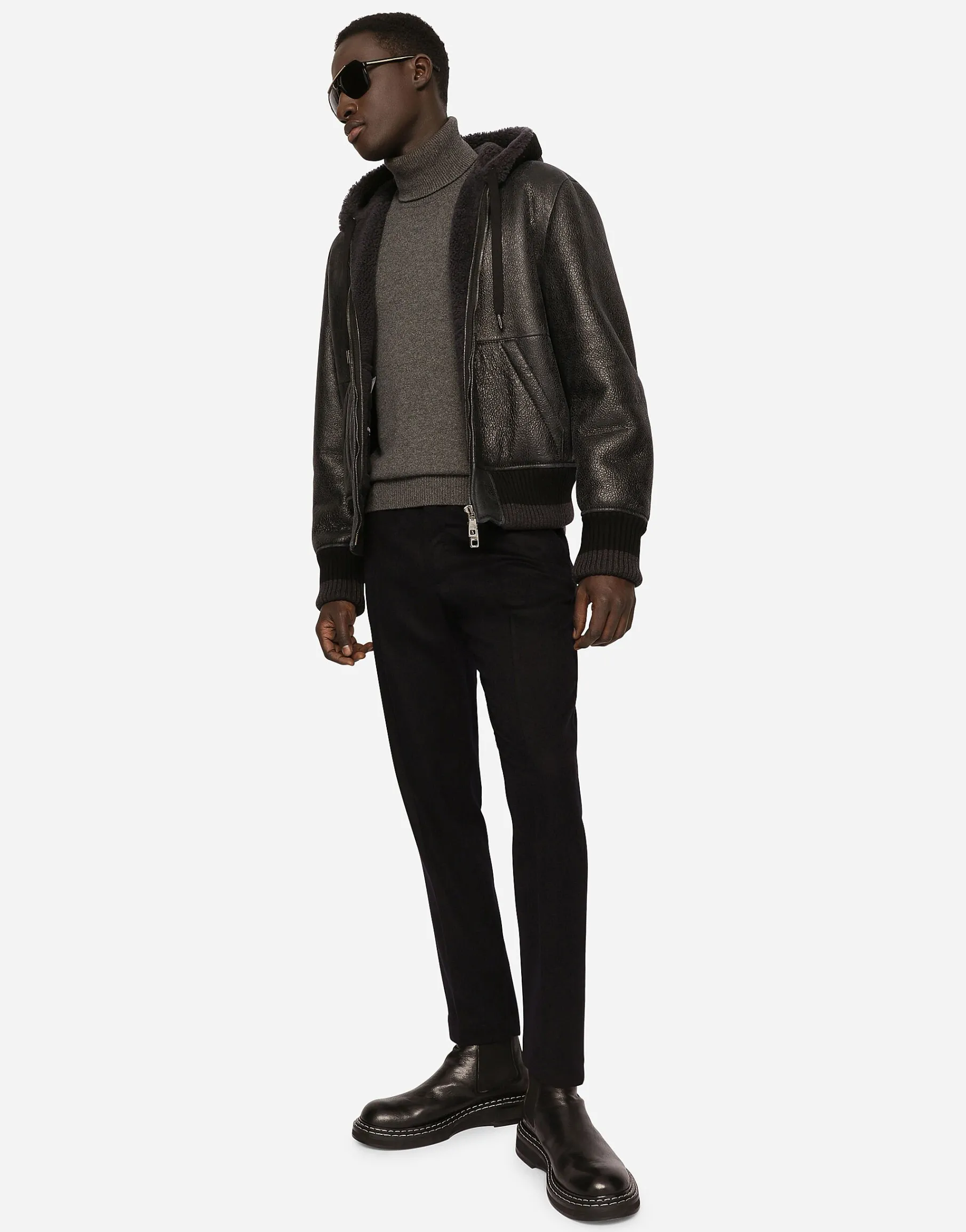 Cashmere turtle-neck sweater