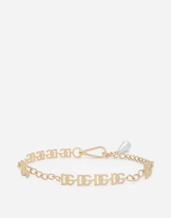 Chain belt with DG multi-logo