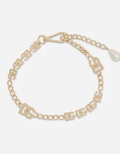 Chain belt with DG multi-logo