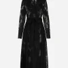 Chantilly lace coat with belt