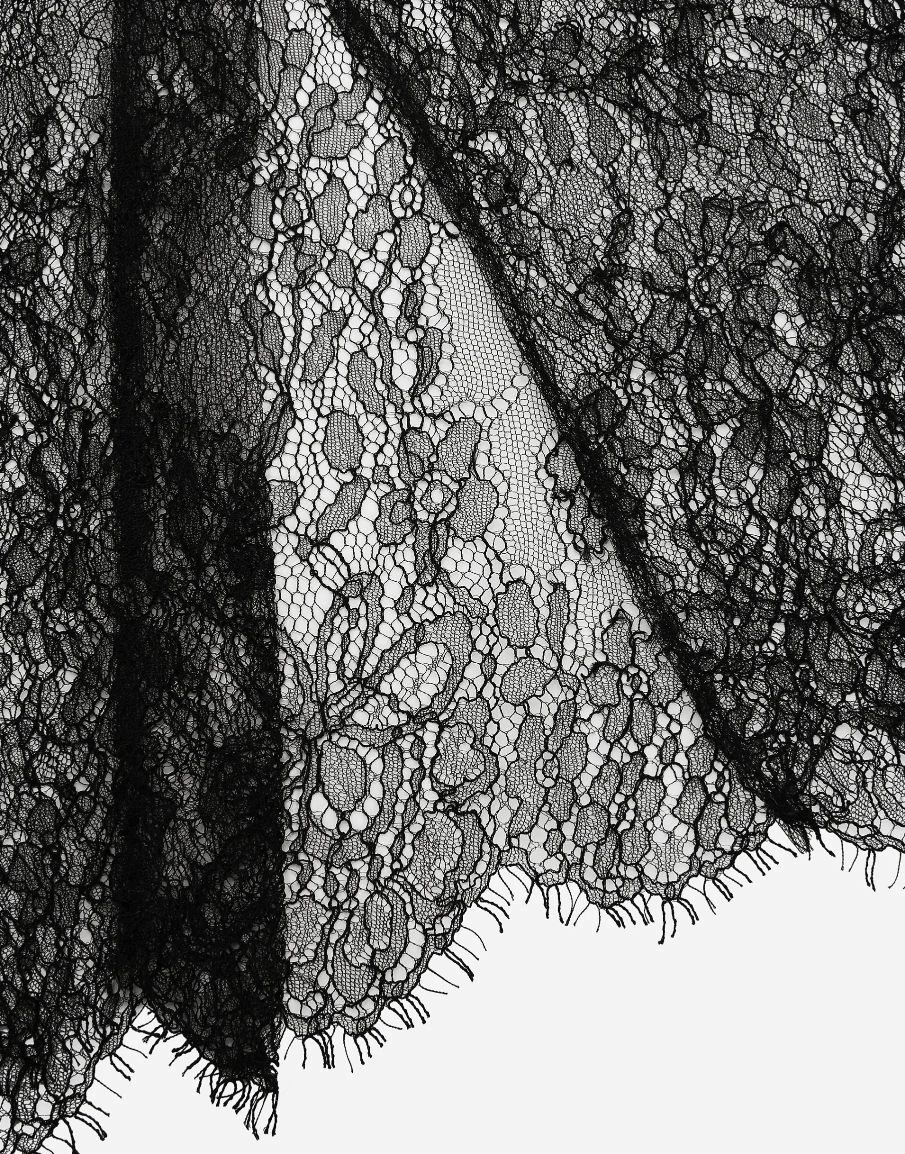 Chantilly lace midi skirt