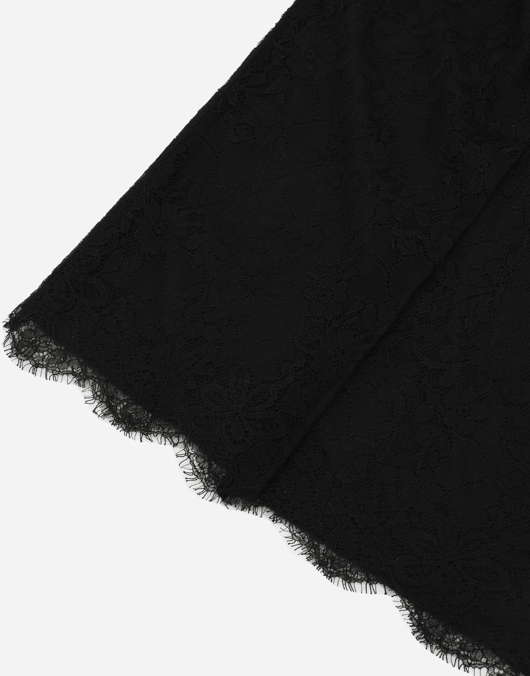 Chantilly lace midi skirt
