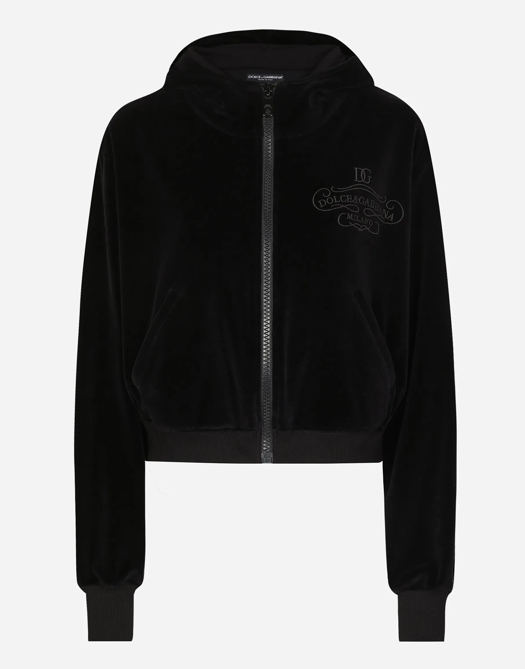 Chenille cotton hoodie