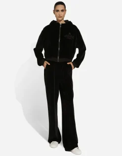 Chenille cotton hoodie