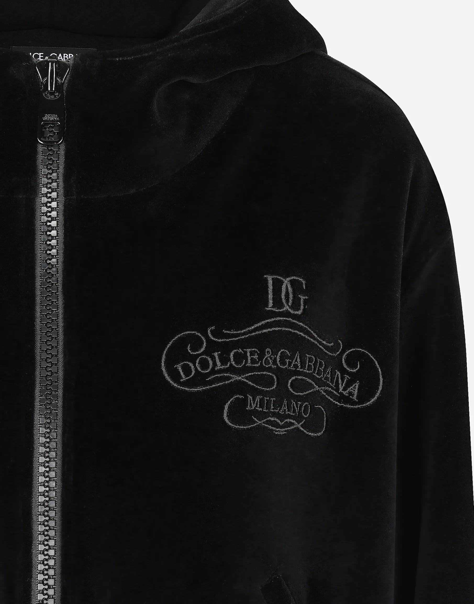 Chenille cotton hoodie