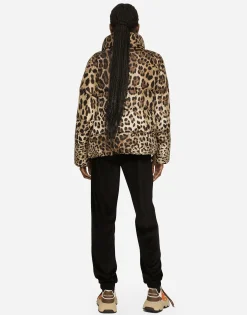 Chenille jogging pants with Dolce&Gabbana embroidery