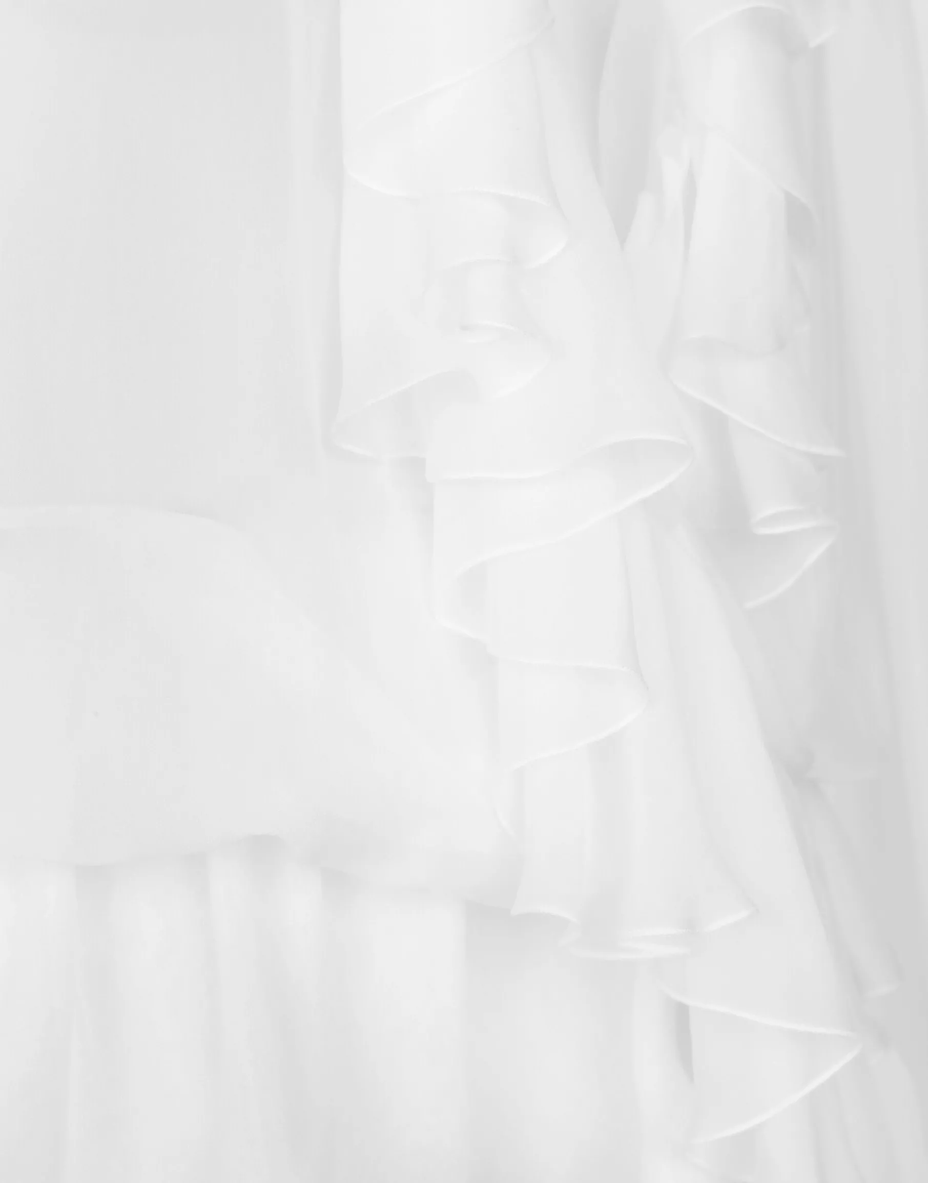 Chiffon blouse with ruffles