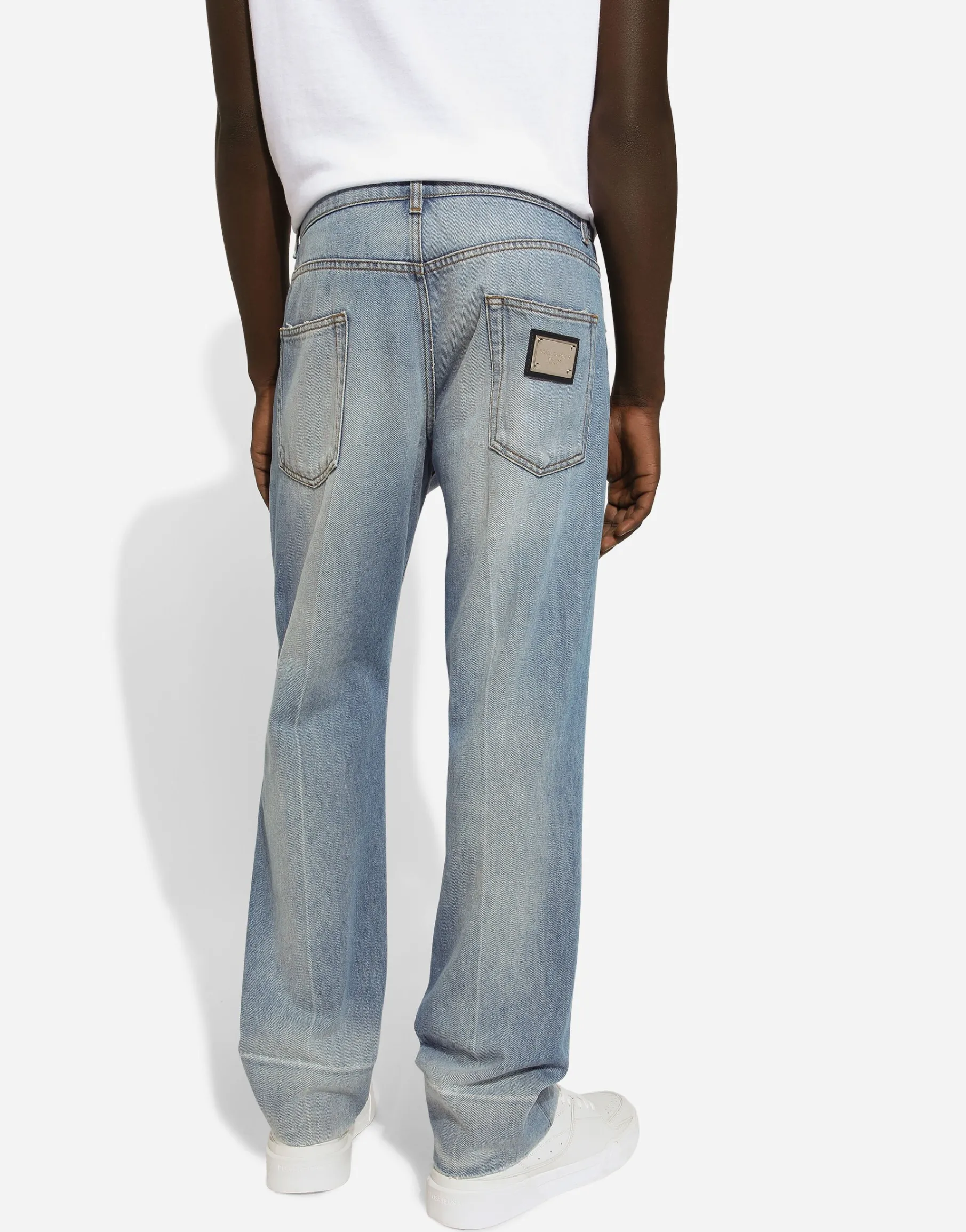 Classic blue denim jeans