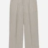 Classic pinstripe linen pants