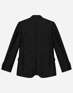 Classic silk jacquard two-button Sicilia-fit jacket