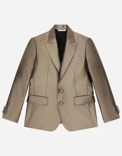 Classic silk mikado two-button Sicilia-fit jacket