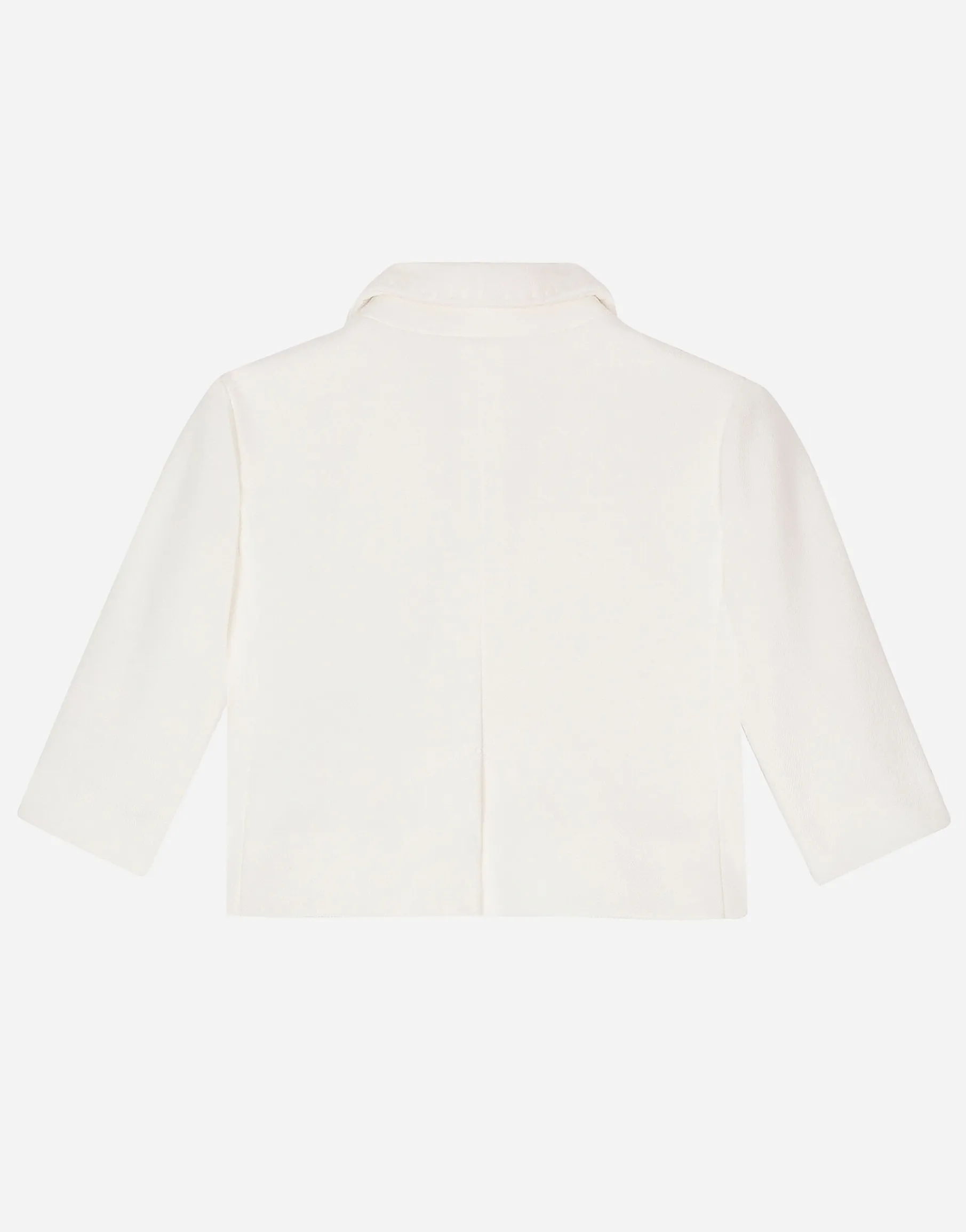 Classic single-breasted textured jersey jacket