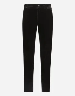 Classic velvet tuxedo pants