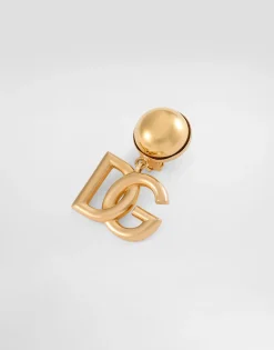 Clip-on earrings with DG logo