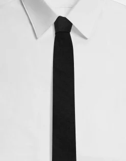 6-cm silk blade with tie print
