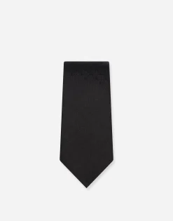 8-cm silk jacquard blade tie with DG logo