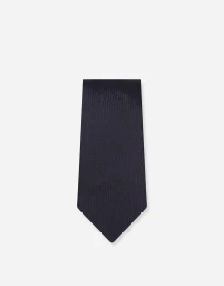 8-cm silk jacquard blade tie with DG logo