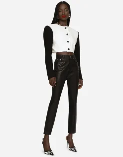 Coated denim Grace jeans