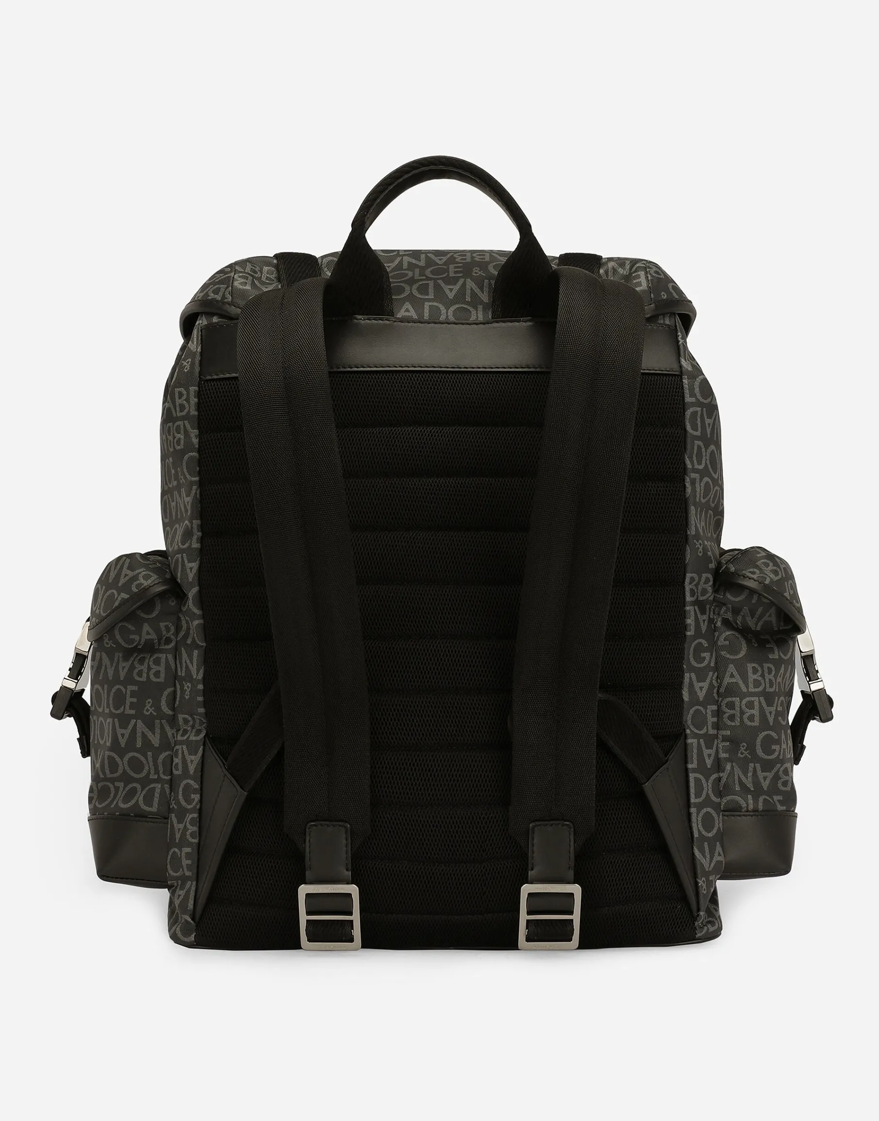 Coated jacquard backpack