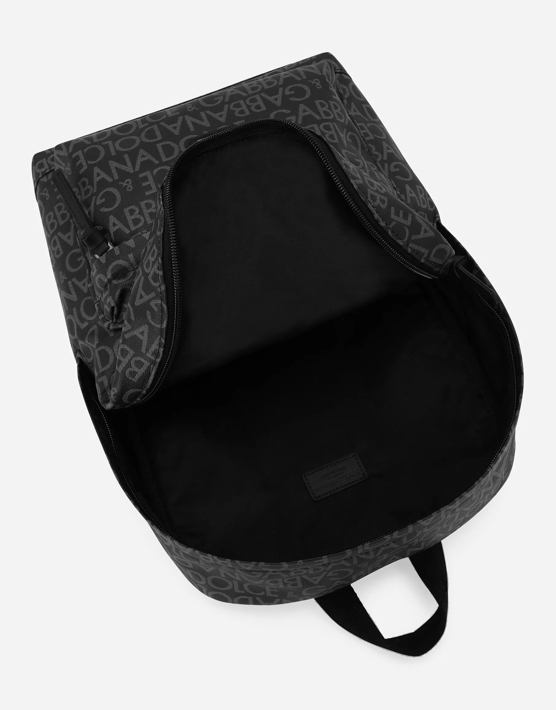 Coated jacquard backpack