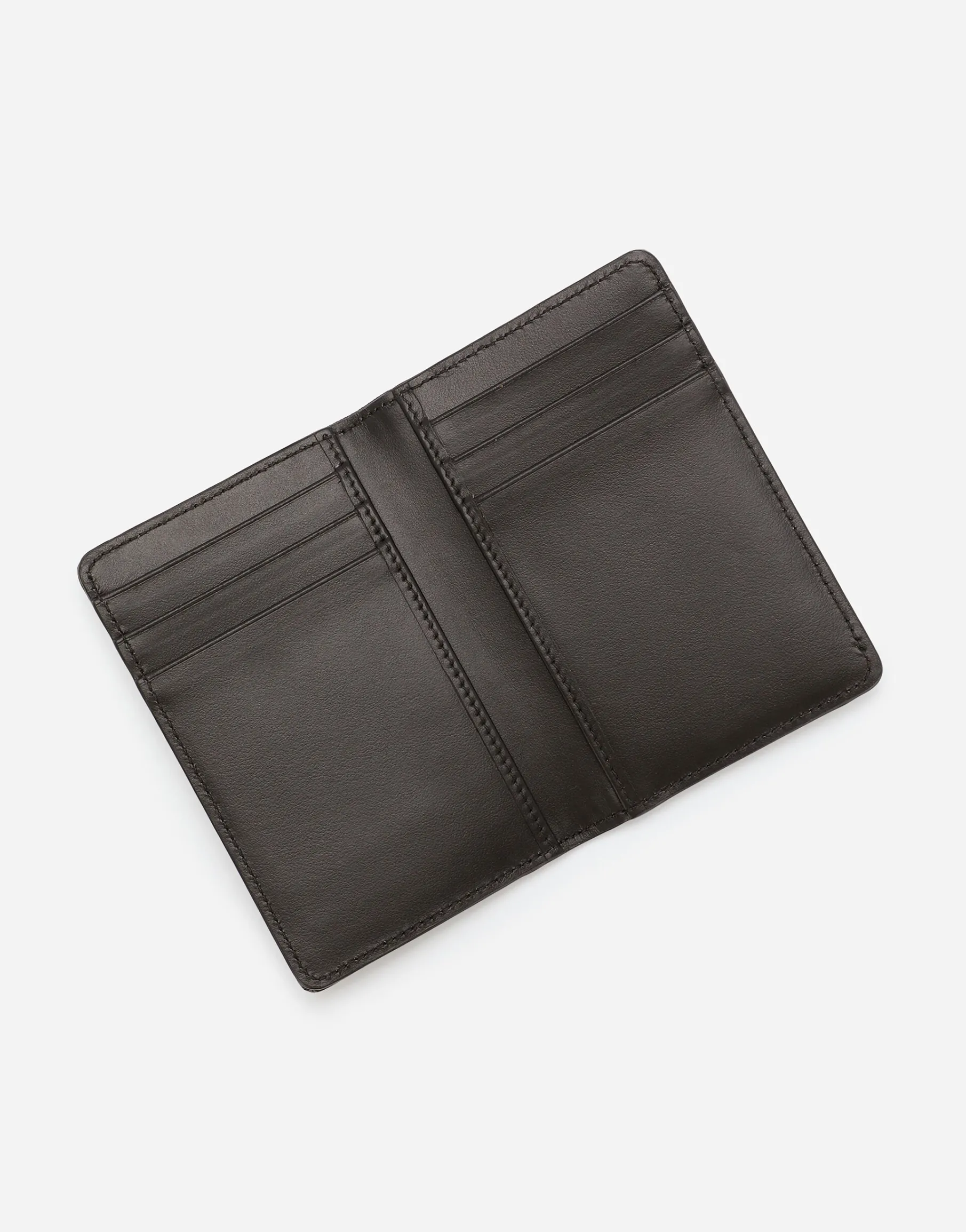 Coated jacquard bifold card holder